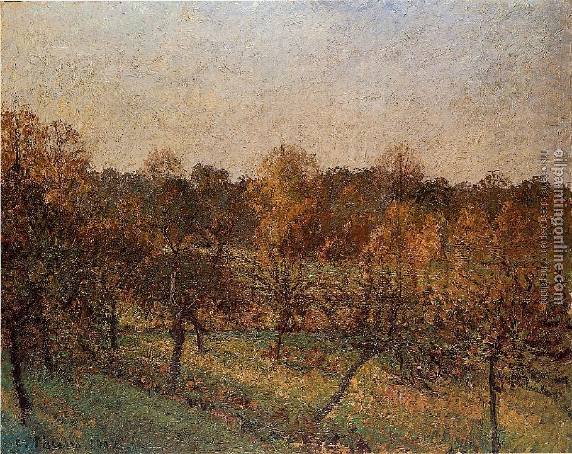 Pissarro, Camille - Sunset at Eragny